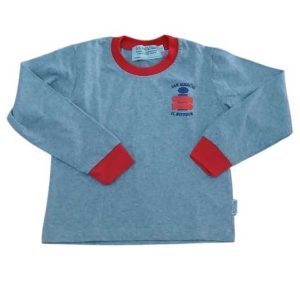 Polera Deportiva Manga Larga con logo bordado